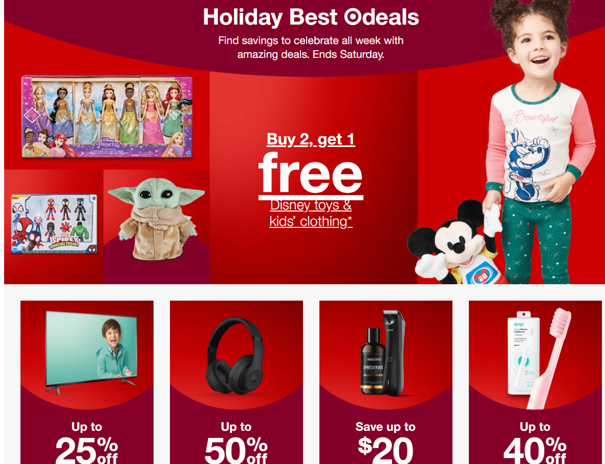target holiday