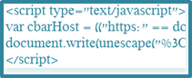 Add javascript tag
