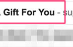 Curiosity Based Subject Line for cart abandonment