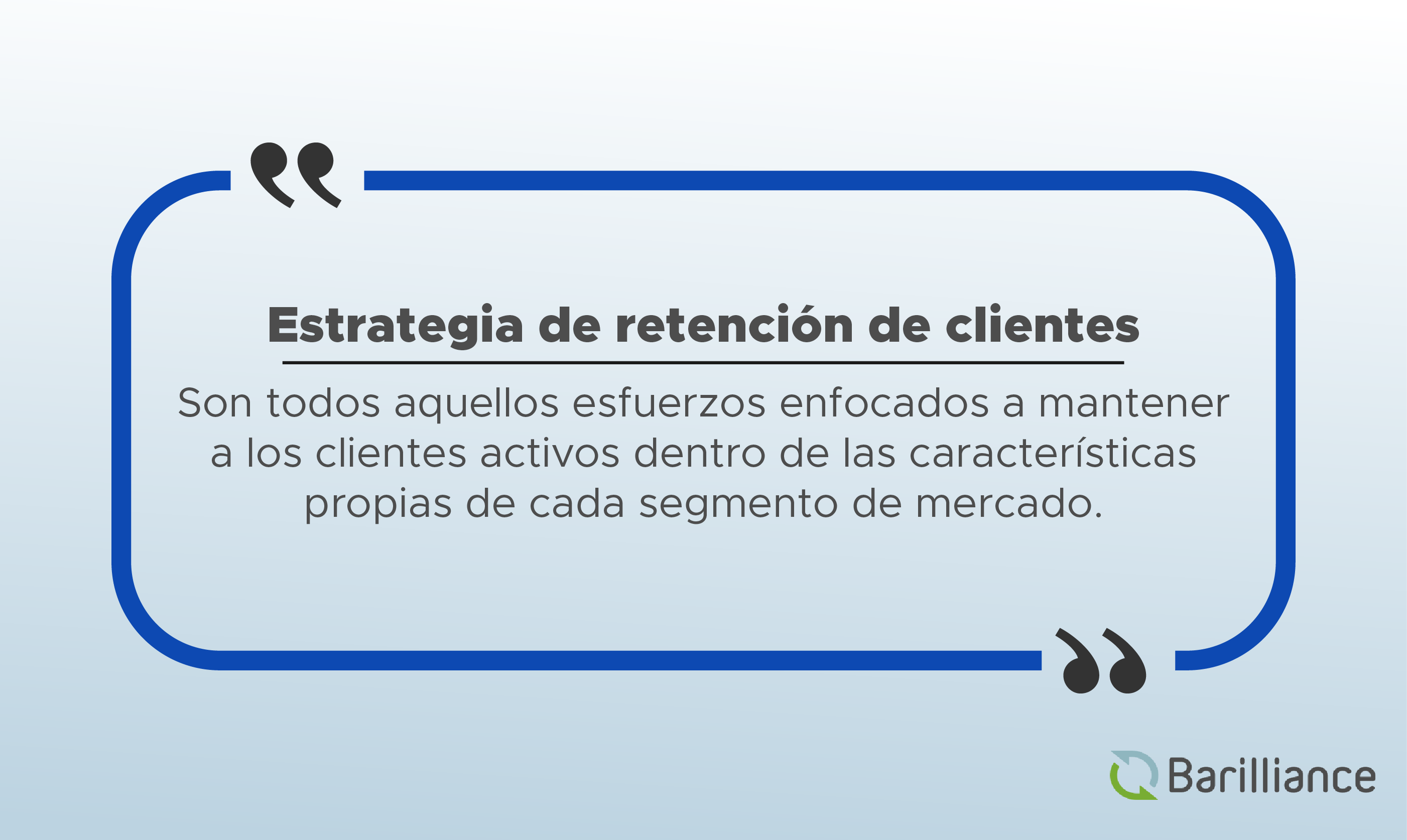 Retención de clientes